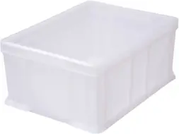 Ящик пластиковый сплошной, 400×300×180 мм, 16.6 л, серый [702.03.02]