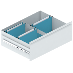 Шкаф картотечный ШК-4-2 формат А4 (210 × 297 мм) с мастер-системой [9898]