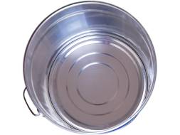 Ведро металлическое, 25 л, крышка-обруч, синий [2104]