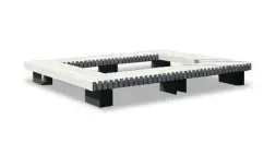 Скамейка стальная вокруг дерева или столба «Сколково» без спинки