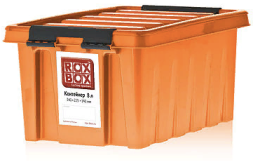 Контейнер Rox Box с крышкой 8 л, оранжевый