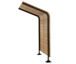 Навес «Кайлас» одинарный закрытый