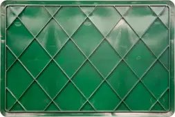 Ящик пластиковый перфорированный, 600x400x120 мм, 22 л, зеленый [704.02.02 м]