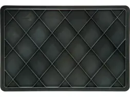 Ящик пластиковый сплошной, 600×400×120 мм, 22 л, серый [704.03.02]