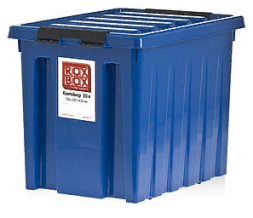 Контейнер Rox Box с крышкой 50 л, синий