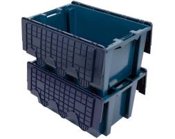 Ящик 600х400х300 сплошной с распашной несъёмной крышкой