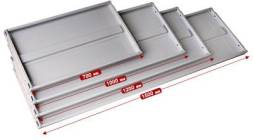 Полка для стеллажей окрашенная СТФ, 1000x500 мм, RAL 7035 [КГ028902]