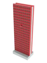 Стойка двусторонняя напольная Стелла-техник 406-20-00-00 (600х380х1650)