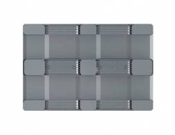 Паллет (поддон) пластиковый сплошной на 3-х полозьях, 1200х800х150 мм, серый [02.110F.91.PE]