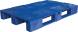 Паллет (поддон) пластиковый сплошной на 3-х полозьях, 1200x800х150 мм, синий [TR 1208-1]