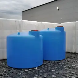 Емкость TRN 5000л с откидной крышкой синяя