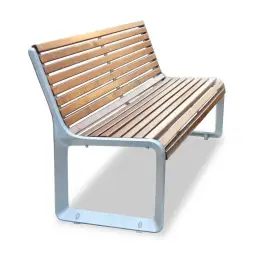 Скамейка алюминиевая «Варшава» 0,6 м (кресло)