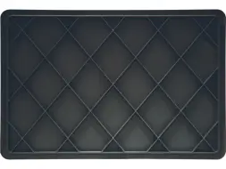 Ящик пластиковый перфорированный, 600×400×180 мм, 35 л, серый [706.02.02 м]