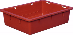 Ящик сырково-творожный без крышки 306, 532х400х141 мм, красный
