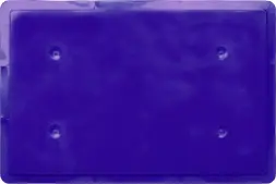 Ящик пластиковый сплошной, 600x400x75 мм, 15 л, синий [423-1]