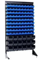 Стеллаж с пластиковыми ящиками 1801-1/9/3 CH-S