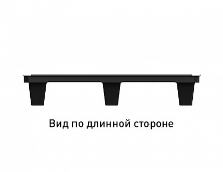 Пластиковый паллет 02.116.99R 800x600x140 мм, PP, перфорированный, на 6 ножках