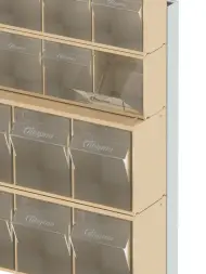 Стойка бежевая настенная/настольная Стелла-техник 401-00-02-02-B