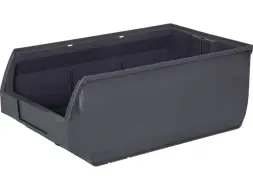 Ящик (лоток) антистатический пластиковый, 500x310x200 мм, 31 л, черный [5005 ESD]