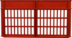 Ящик пластиковый перфорированный, 660х340х360 мм, черный [301]