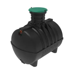 Автономная канализация Rostok Ground 12 с горловиной 600 мм и принудительным отведением стоков