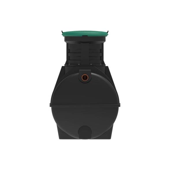 Автономная канализация Rostok Ground 6 с горловиной 600 мм и принудительным отведением, 2800л, черный [5042.2800.899.002]