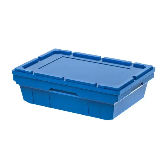 Контейнер пластиковый вкладываемый INSTORE, 600х400х170 мм, синий [KV 6417]